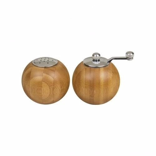 Conjunto Sal E Pimenta Em Bambu Salzburgo 02 Peças ? Welf