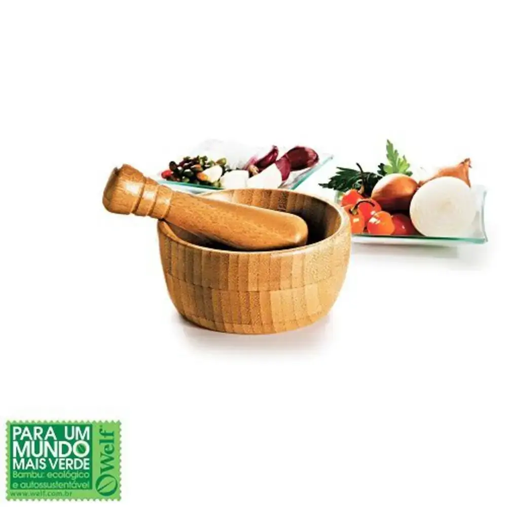 Amassador Temperos Bambu Salzburgo 2pcs Alimentos