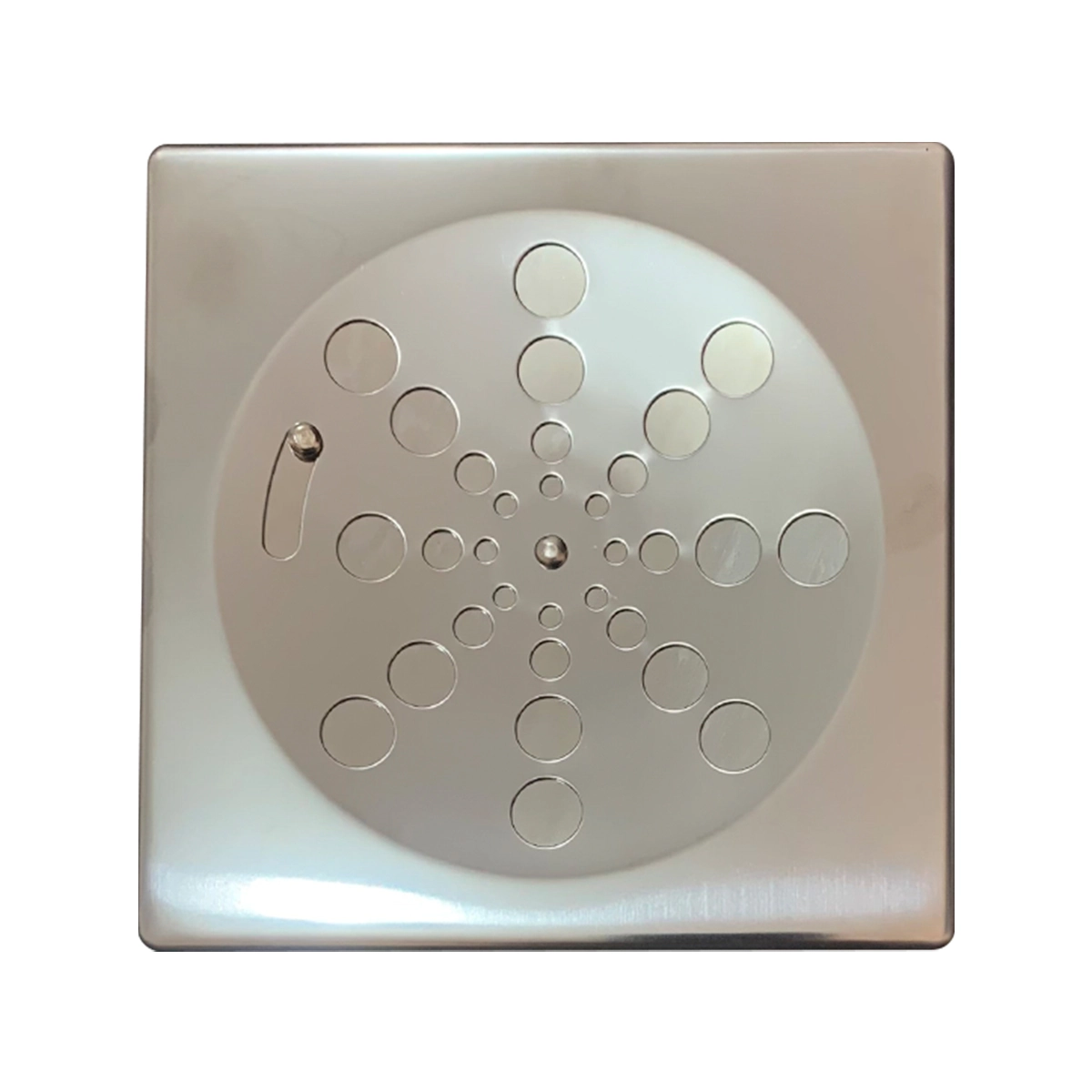 Grelha Quadrada Inox Sem Caixilho Polido 15cm - Estilmax