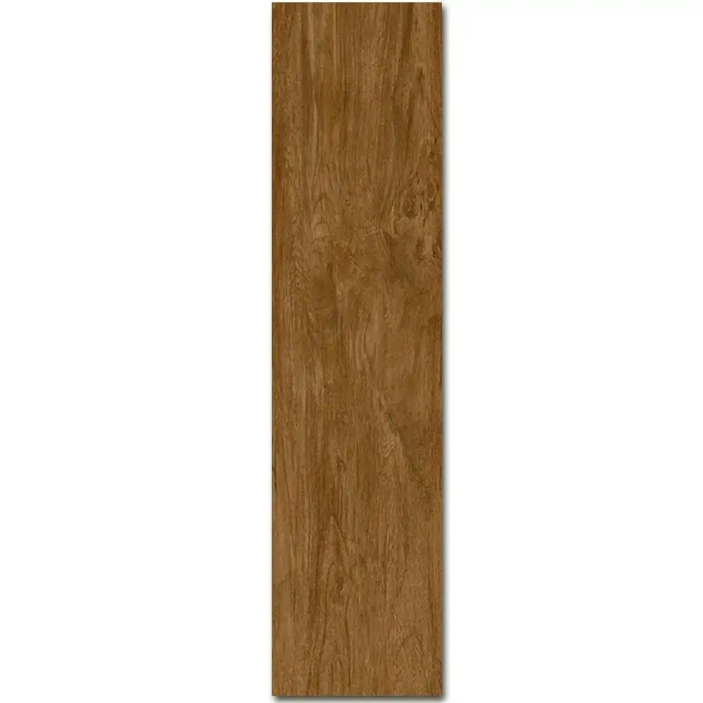 Porcelanato Esmaltado Acetinado Borda Reta Ecofloor Jatobá 24,5x100cm