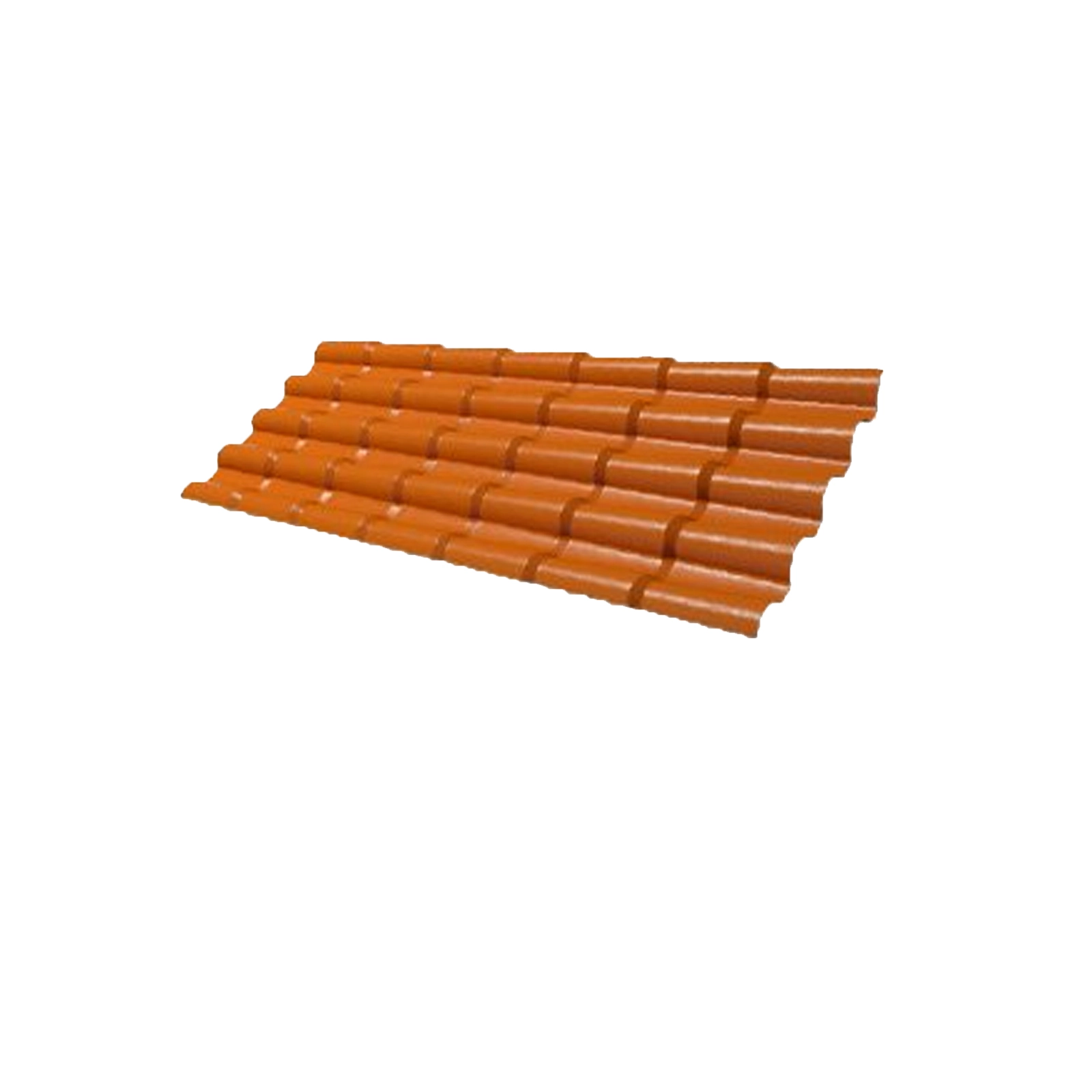 Telha de PVC Colonial Top Line 88x230cm Cerâmica Araforros
