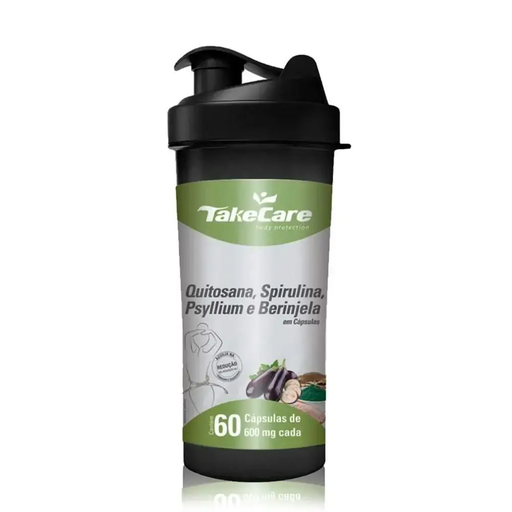 Quitosana Spirulina Psyllium E Berinjela Na Coqueteleira