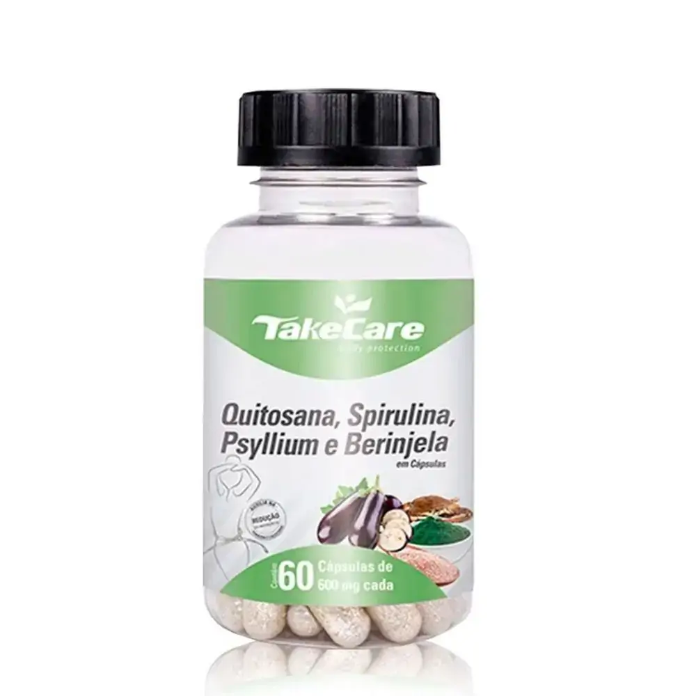 Quitosana Spirulina Psyllium E Berinjela