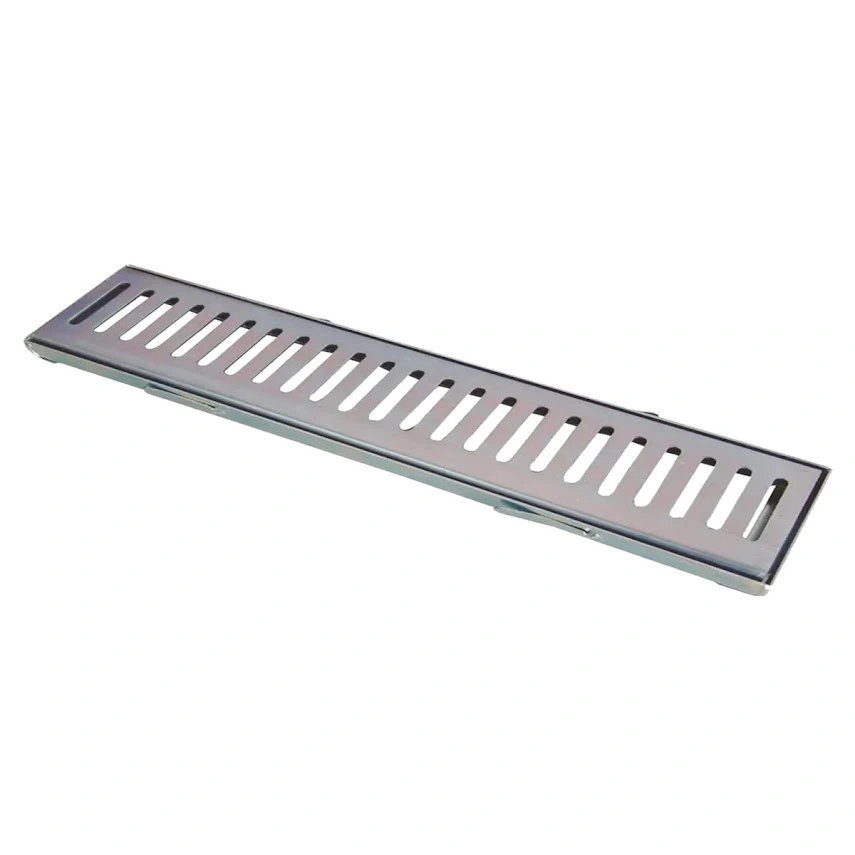 Ralo Grelha E Castilho De Aço Galvanizado Chapa 2mm 10x100cm