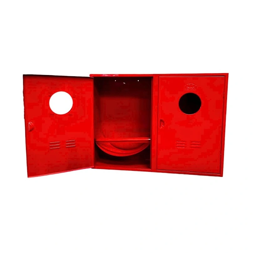 Abrigo Mangueira Incêndio Duplo Sobrepor Em Aço 120x90x17cm