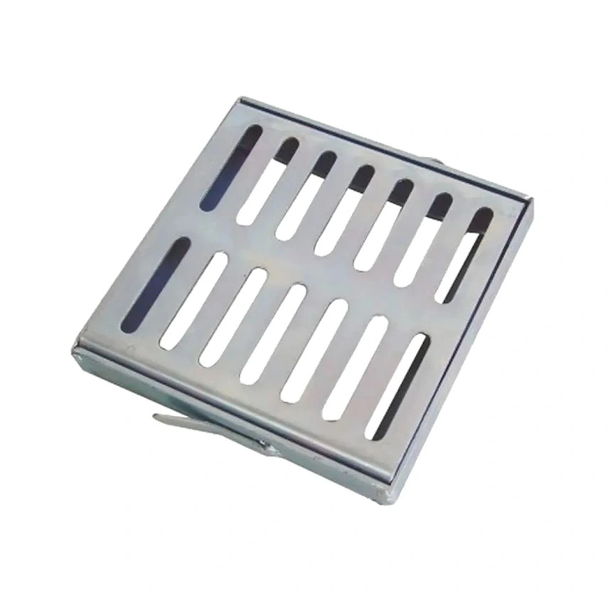 Ralo Grelha E Castilho De Aço Galvanizado Chapa 2mm 15x15cm