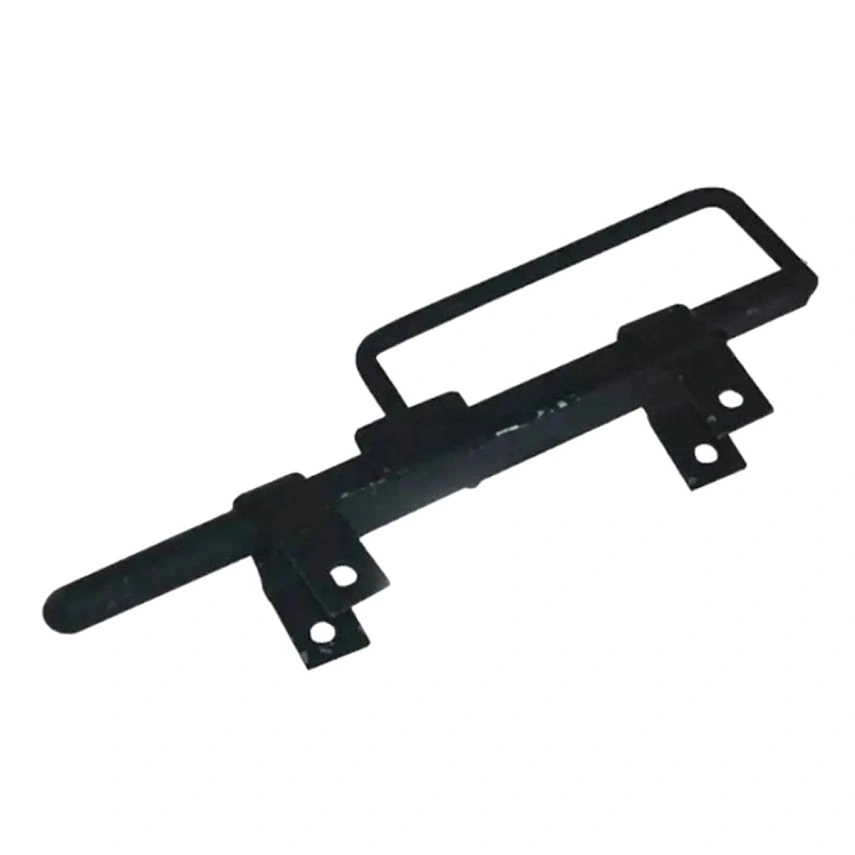 Trinco Cavalo C/ Alça Para Portão E Porteira Aço Preto 370mm