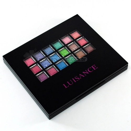 Luisance Kit Maquiagem 48 Sombras 3d 9 Sombras Cremosas 3 Batons 2 Blushes E 2 Pós Faciais Ma653