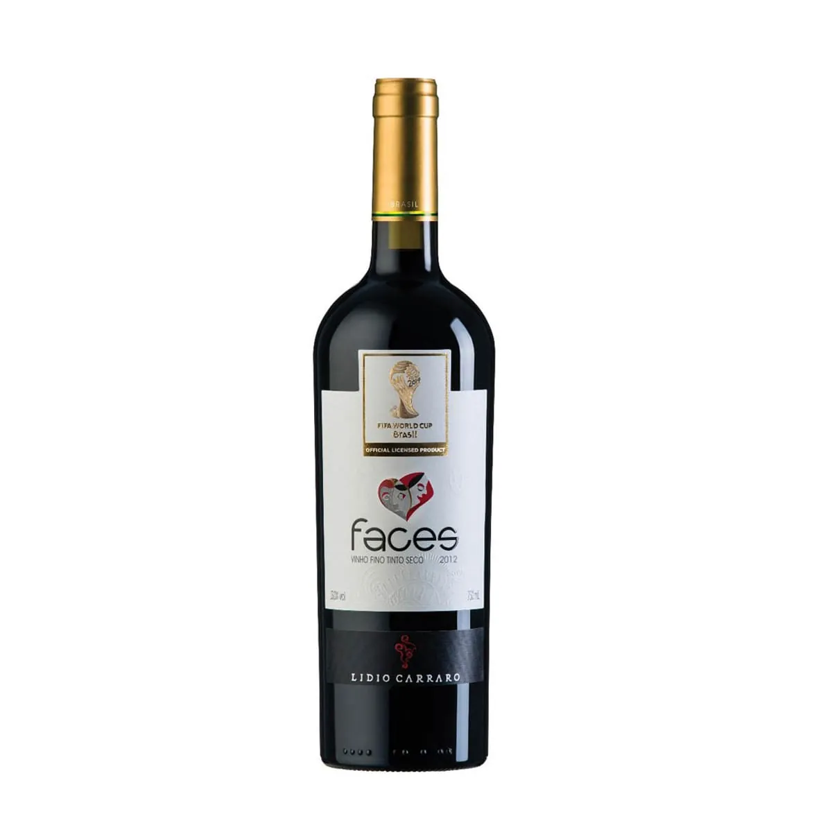 Vinho Tinto Seco Merlot Faces do Brasil Lidio Carraro 750ml