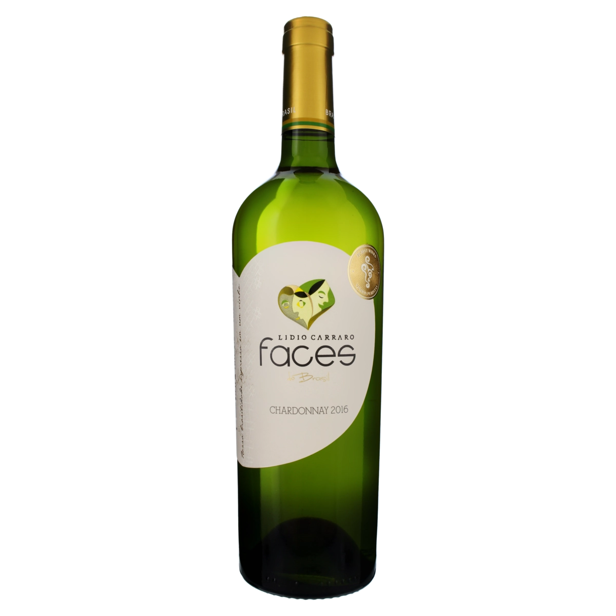 Vinho Lídio Carraro Faces do Brasil Chardonnay 2017 Branco Brasil 750 ml