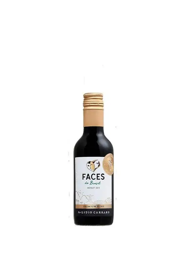 Vinho Lidio Carraro Faces Merlot Tinto Brasil 187 ML