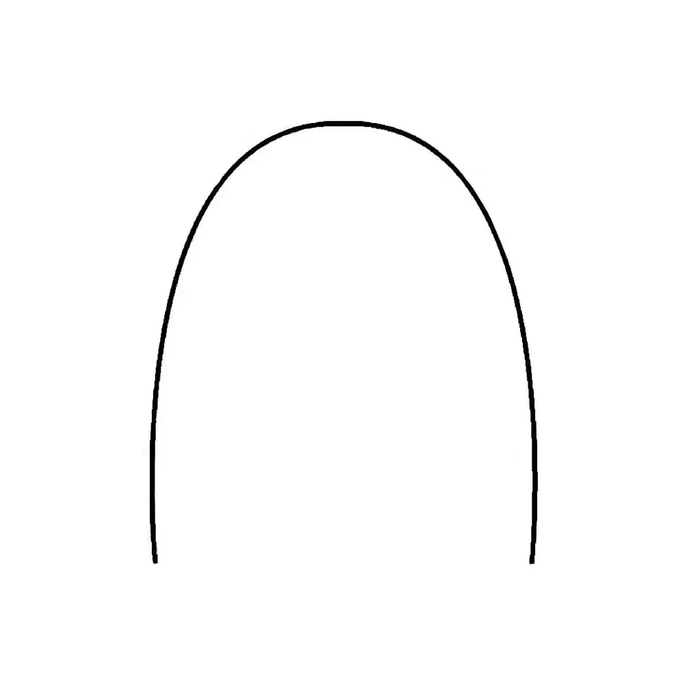 Arco Niti Cosmético Preto Superior - Tecnident - Arco Niti Cosmético Preto 0.16 Superior - Tecnident