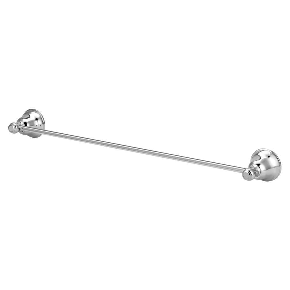 Porta Toalha Barra Metal Cromado Banheiro Premium