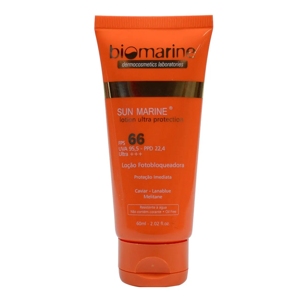 Biomarine Protetor Solar Sun Marine Fps 66 Fotosport 18 Horas Proteção 60ml