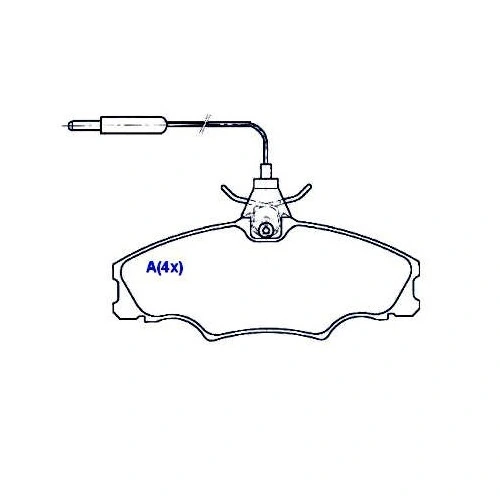 Pastilha de Freio Dianteira PEUGEOT 406 - SYL SYL1320