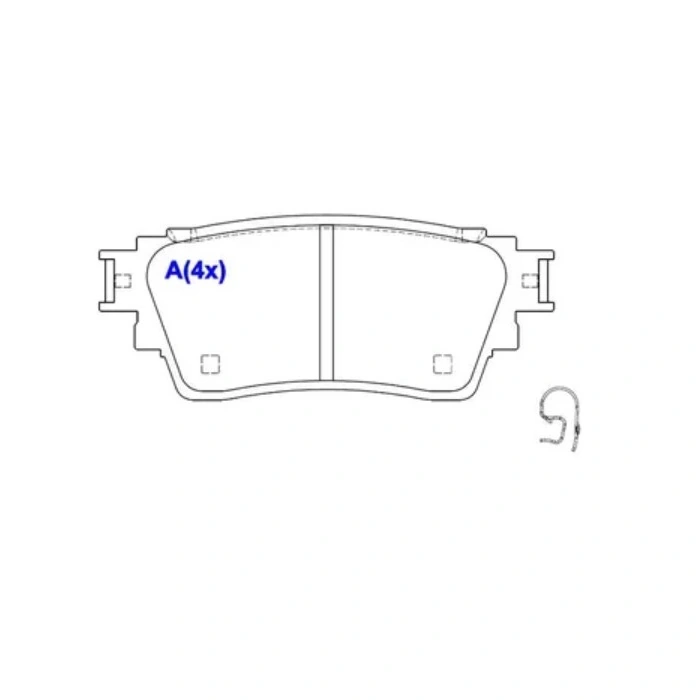 Pastilha de Freio Traseira MITSUBISHI ECLIPSE CROSS/OUTLANDER - SYL SYL3310