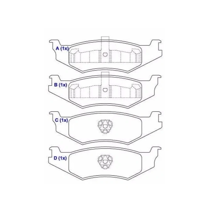 Pastilha de Freio Traseira CHRYSLER 300M - SYL SYL3122