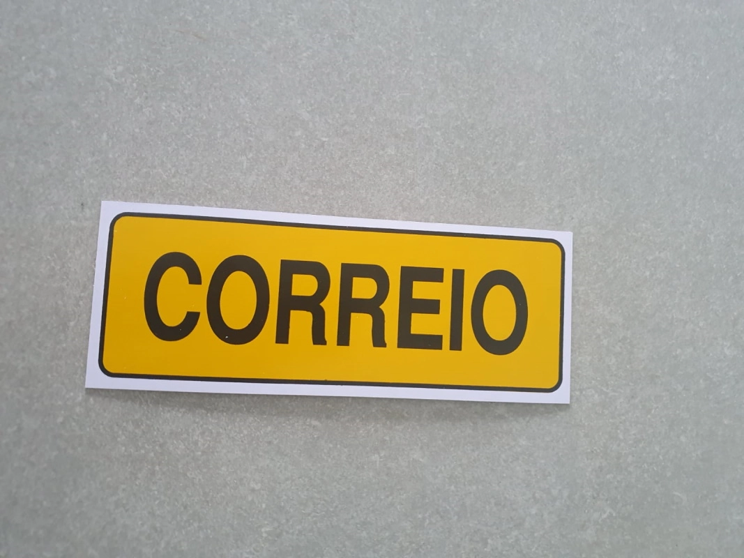 Placa Correio P35 Ja Placas