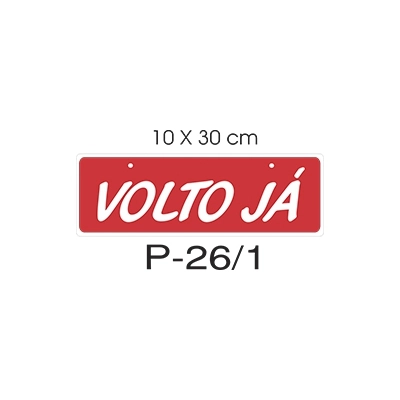 Placa 10x30 / 10x15
