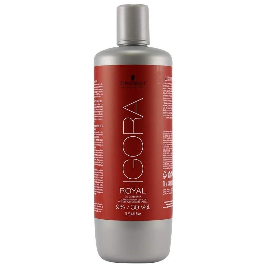 Agua Oxigenada 1000ml 30 Volumes Igora Royal