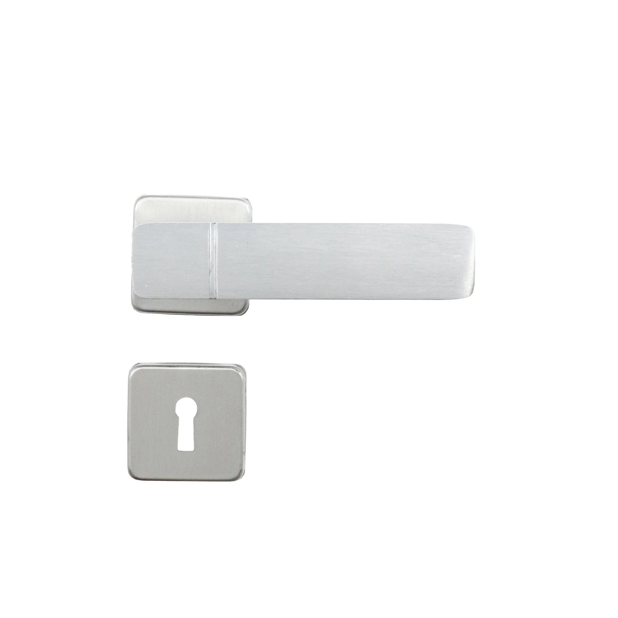 Fechadura Para Porta De Quarto Interna Com Roseta Capri 40mm Mgm Alumínio