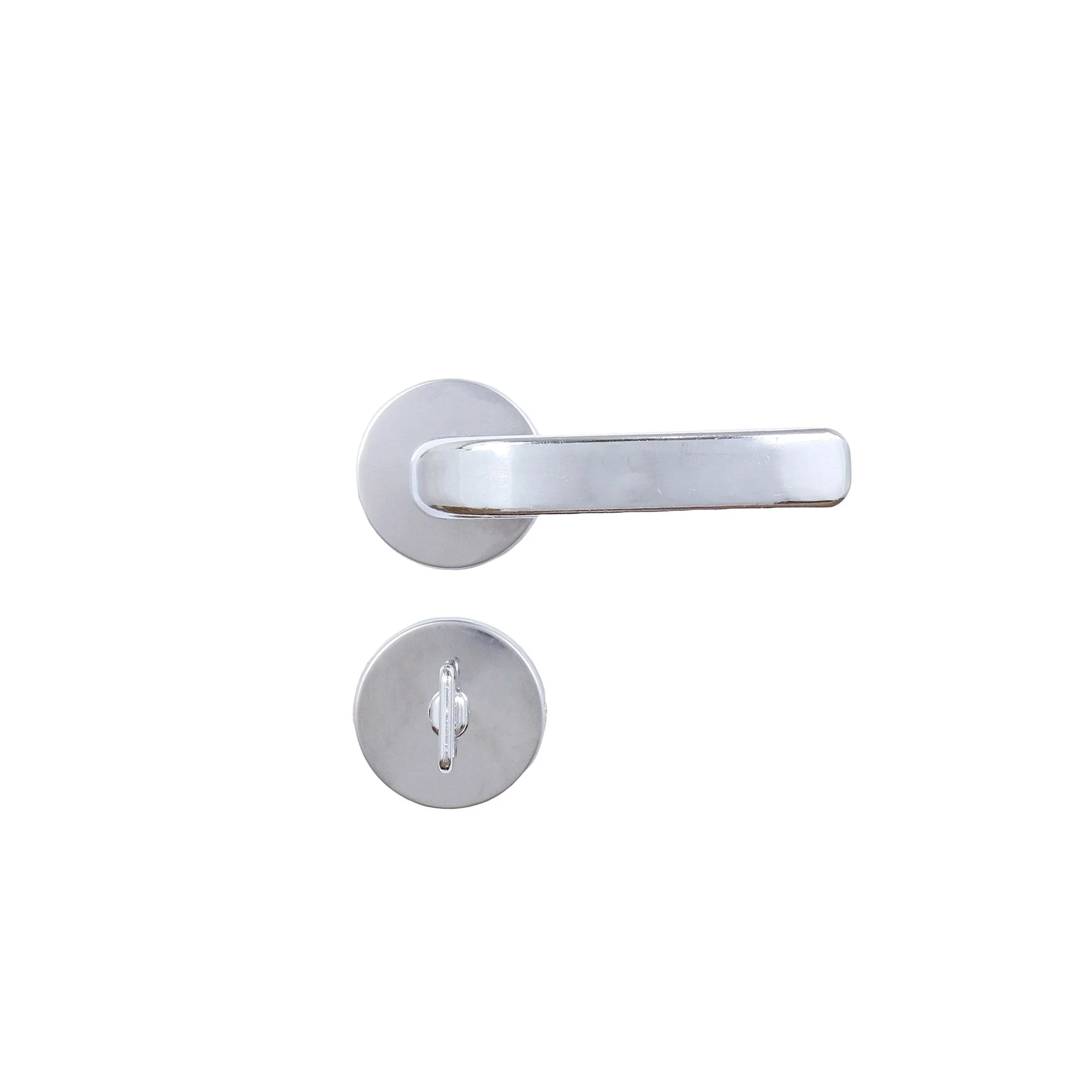 Fechadura Para Banheiro Roseta Aço Mgm Stilo Cromado