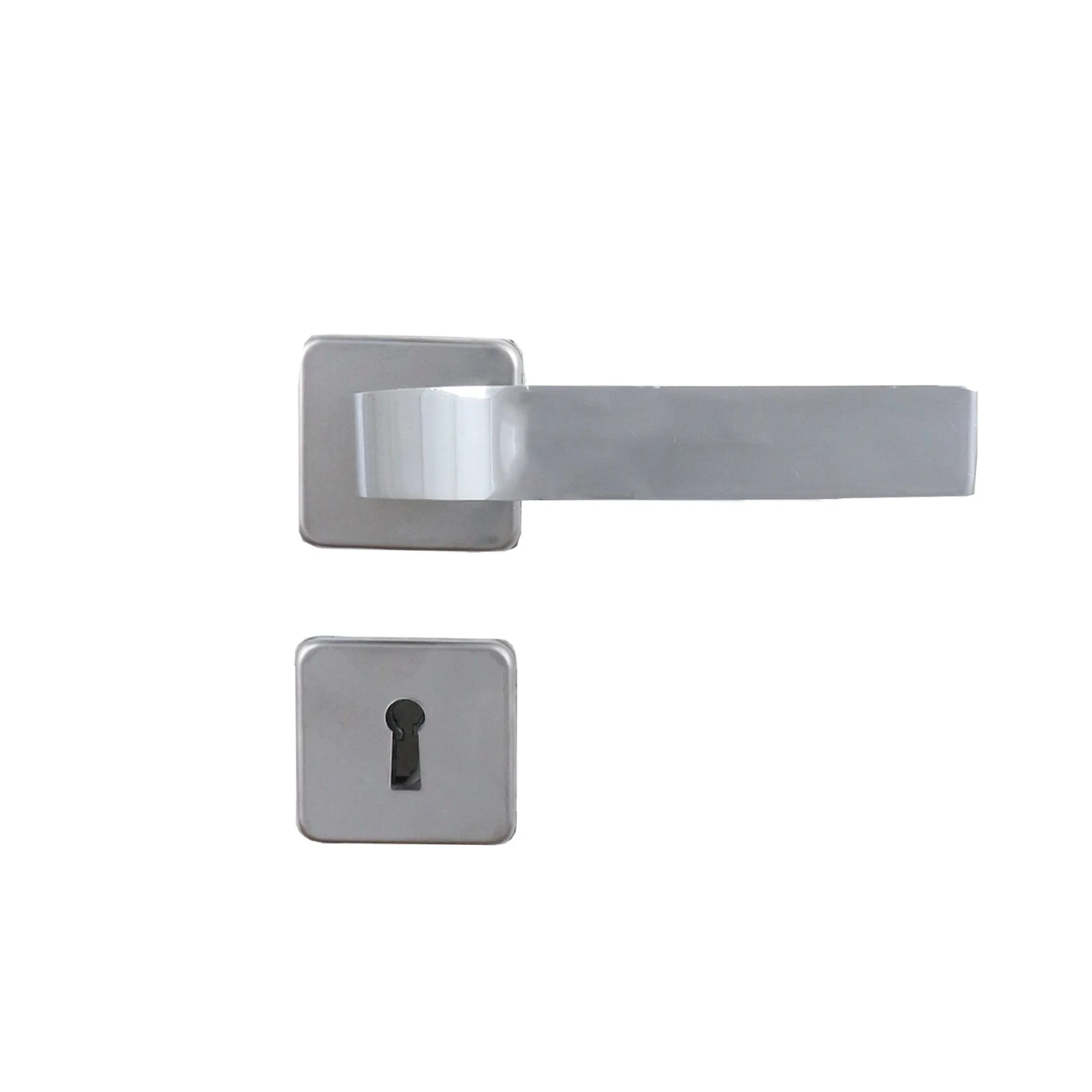 Fechadura Interna Roseta 40mm Trinco Reversível Cromado Mgm Módena Cromado