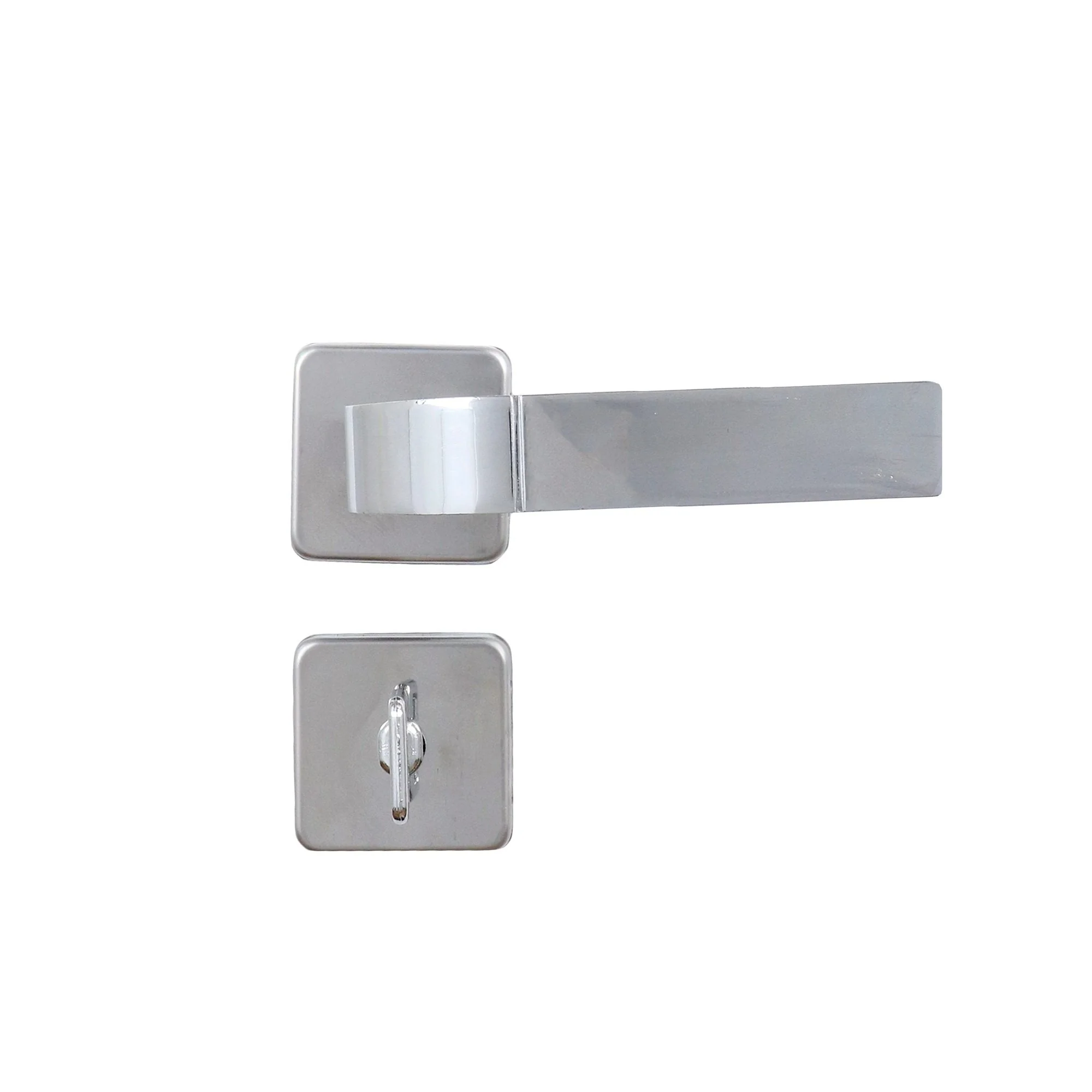 Fechadura Para Banheiro Roseta 40mm Mgm Módena Cromado