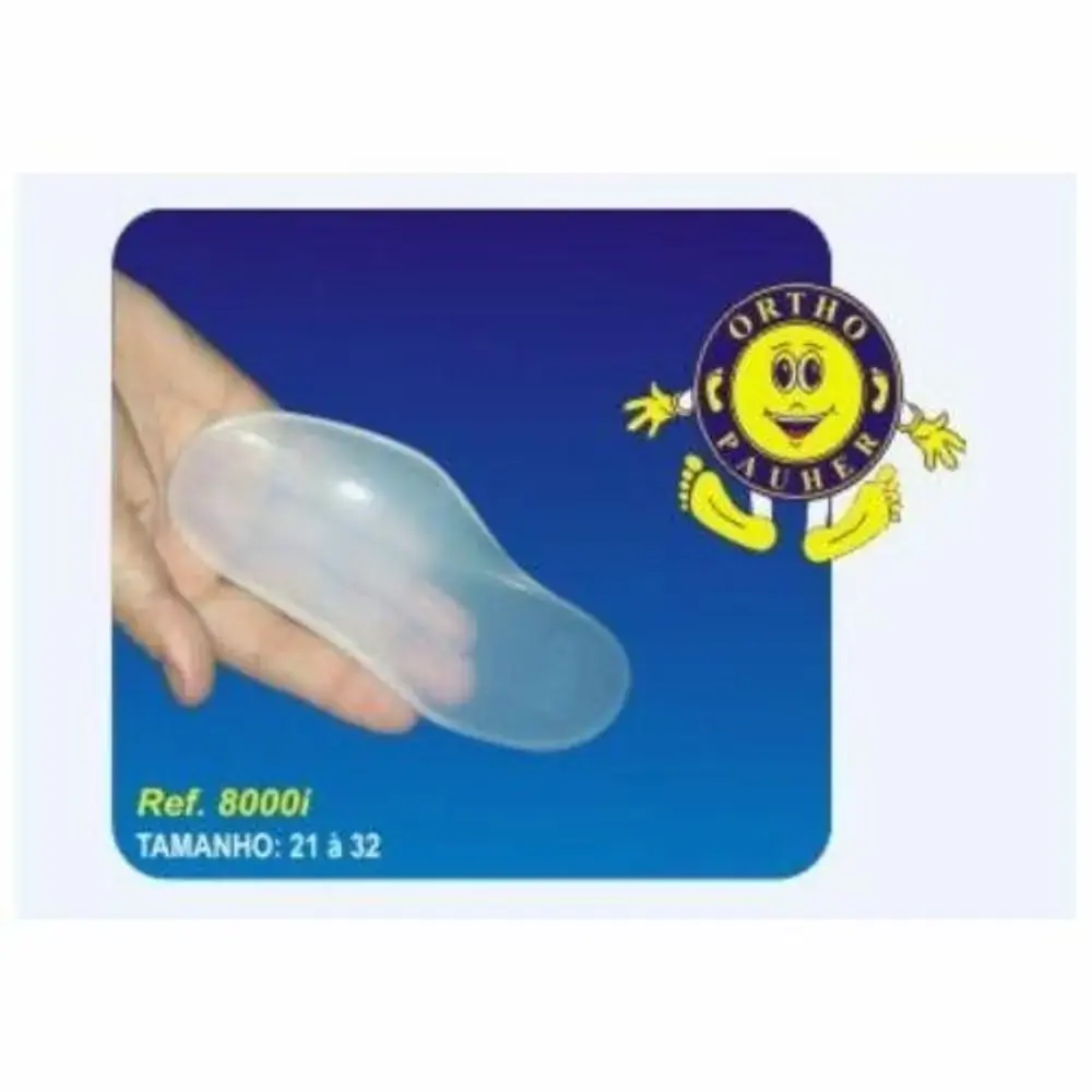 Palmilha Siligel Com Arco Terapêutico - Infantil - Tam 29/30
