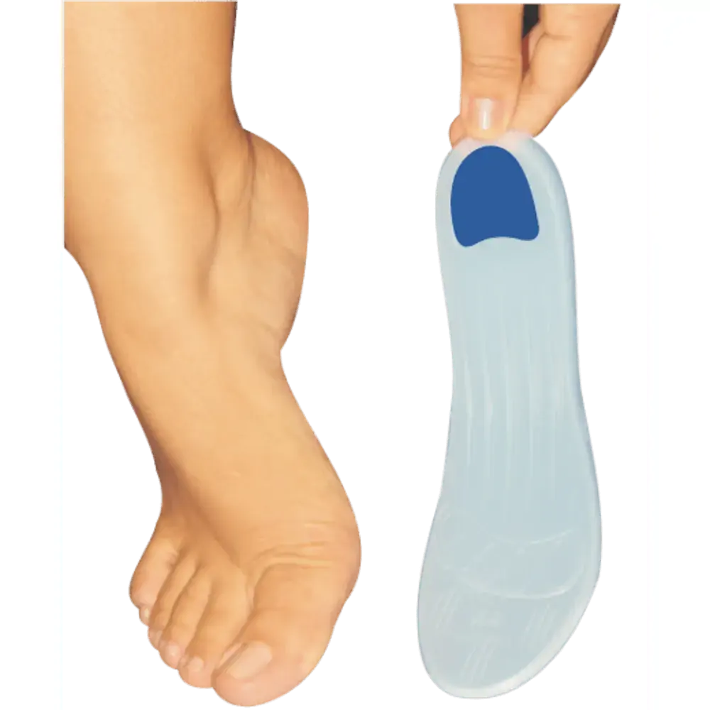 PALMILHA SOB GEL COM PONTO AZUL 13001 ORTHO PAUHER - TAMANHO 32/33