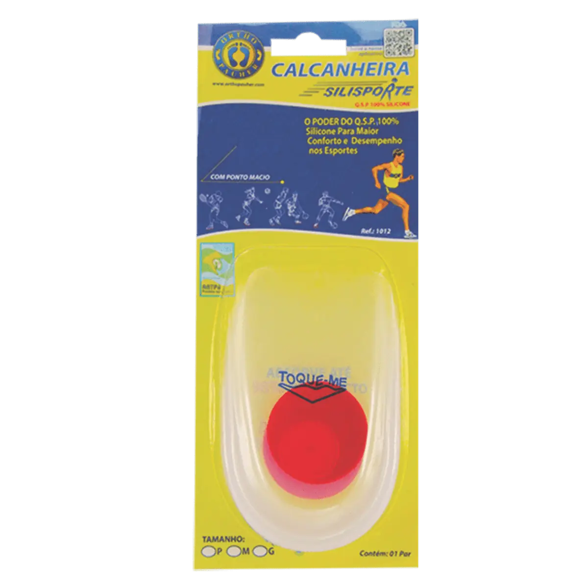 Calcanheira Silicone Silisporte Ortho Pauher Tam P - par