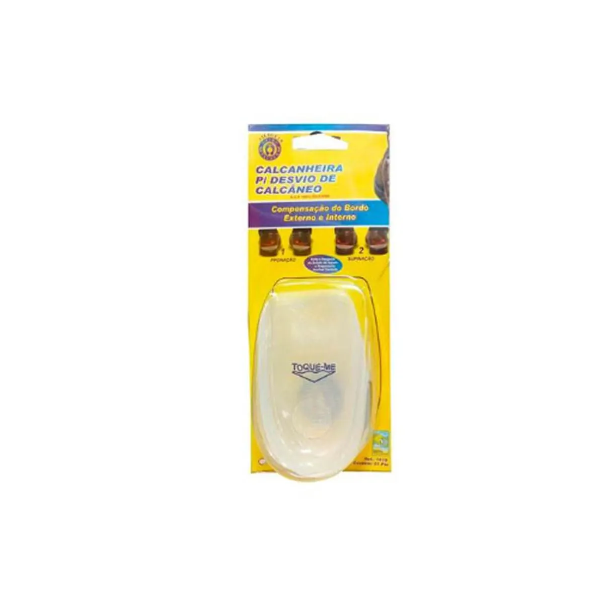 Calcanheira Siligel para Desvio de Calcâneo Tam P - par