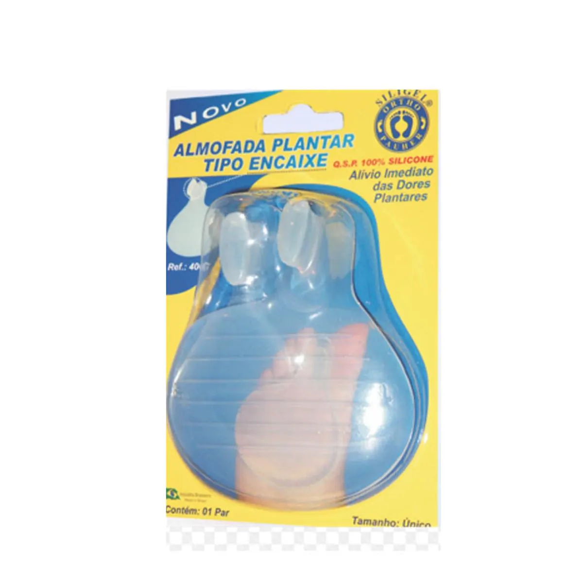 Almofada Plantar Tipo Encaixe - Ortho Pauher Almofada