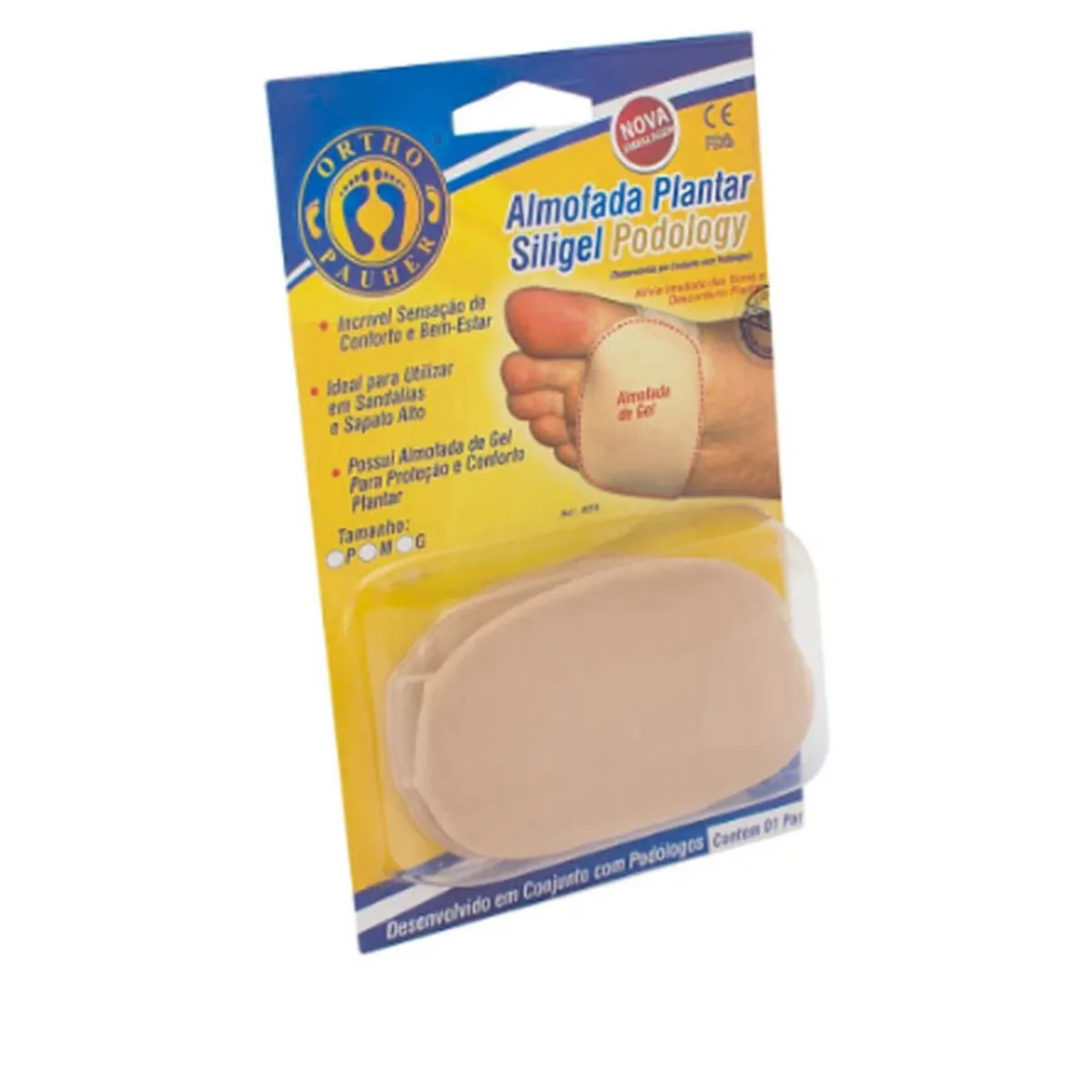 Almofada Plantar Siligel Podology Tam M - par