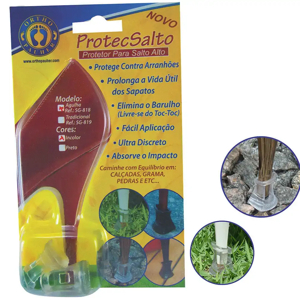 Protetor para Salto Alto Agulha SG-818 Orthopauher Preto