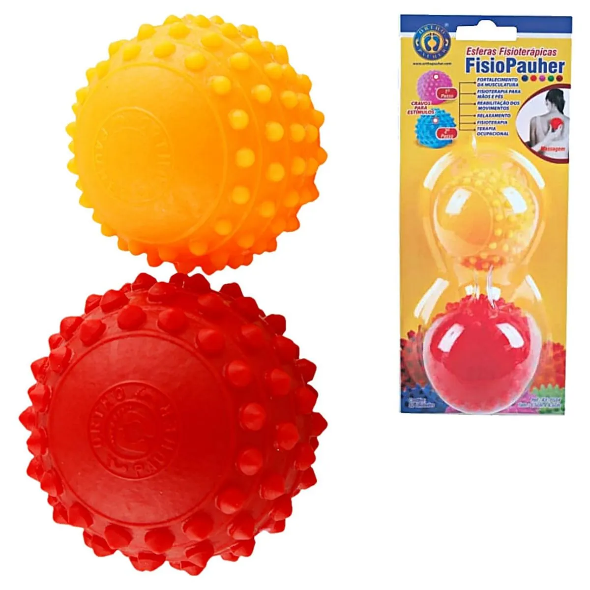 Bola Fisioterã¡pica Fisiopauher Com 2 Unidades