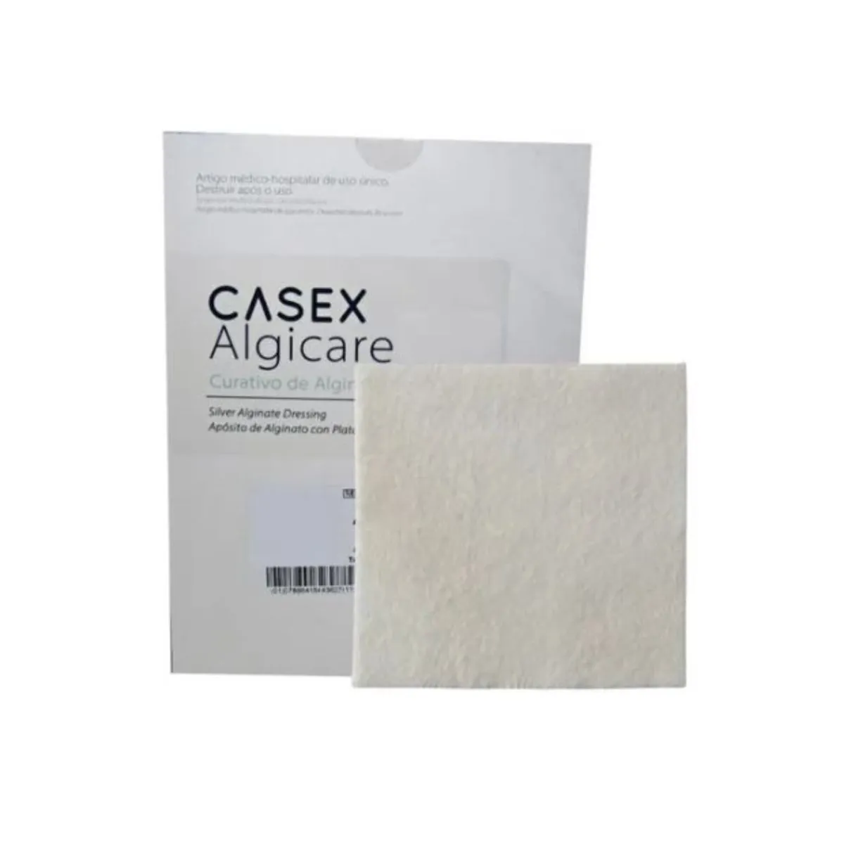 Curativo de Alginato de Cálcio e Sódio Algicare 15X15cm (unidade) - Casex