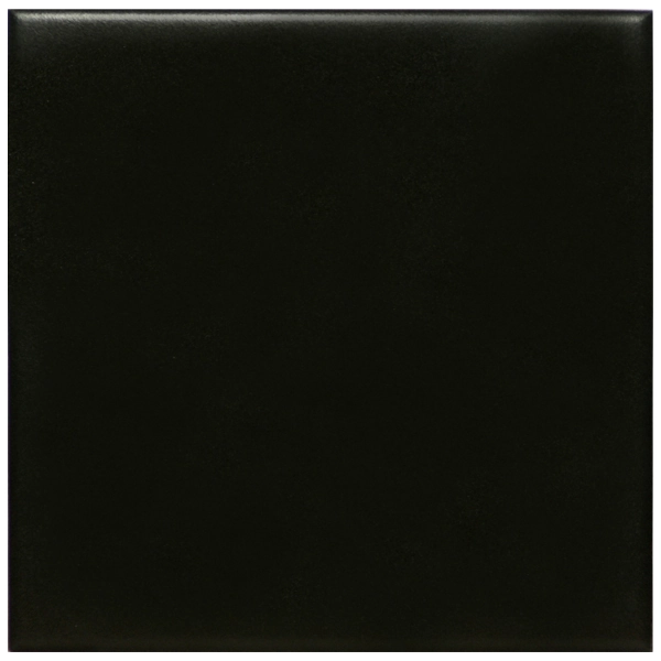 Revestimento para Parede Interna Acetinado Borda Arredondada Preto Extra 20x20cm Pierini
