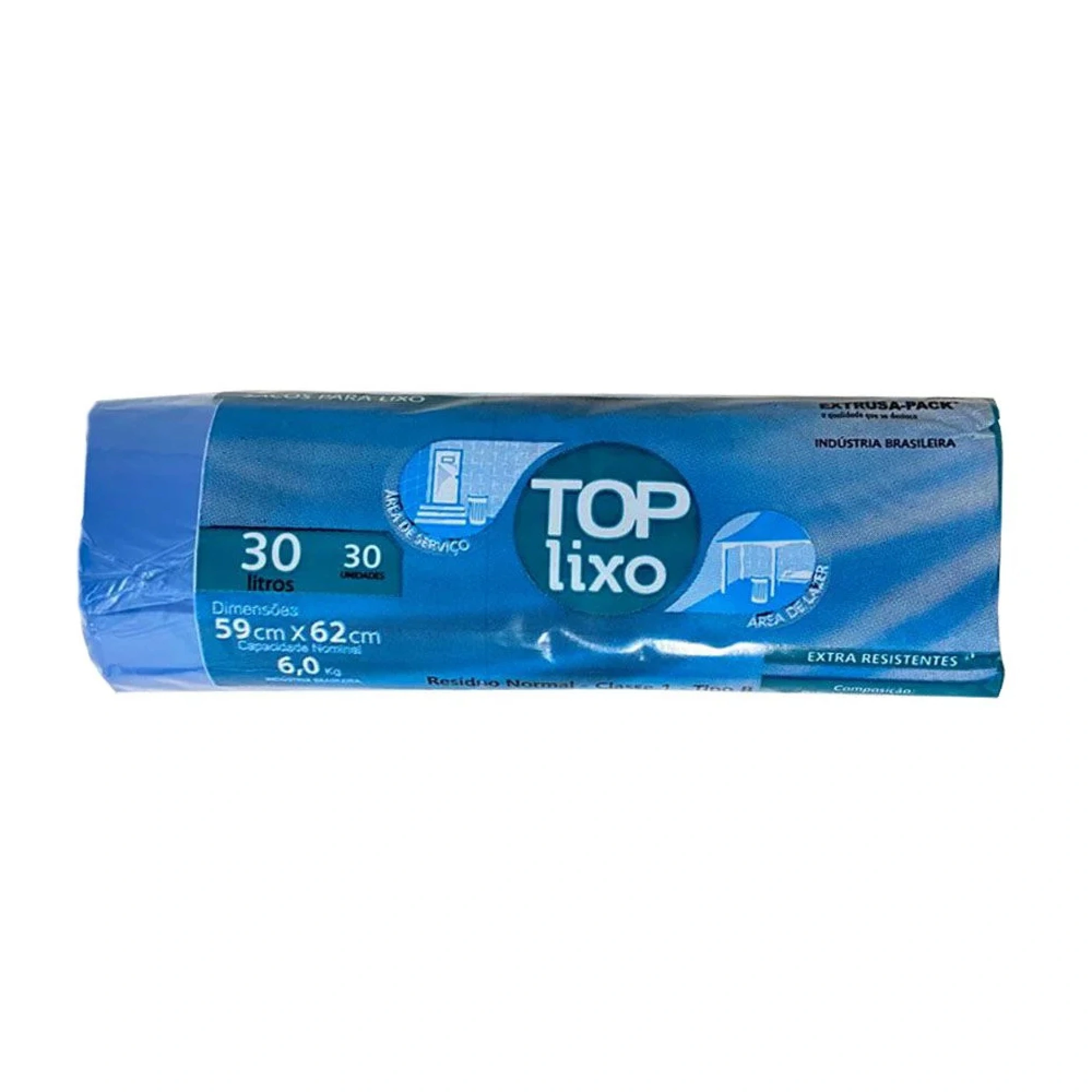 Saco Para Lixo 30l Pack Lixo Top 30 Unidades