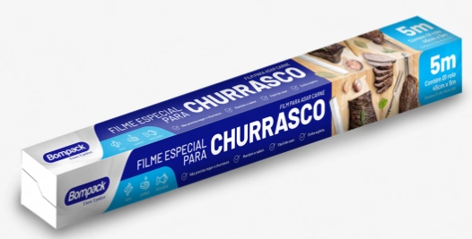 Filme Bompack P/churrasco 45mx5 1x1 Un
