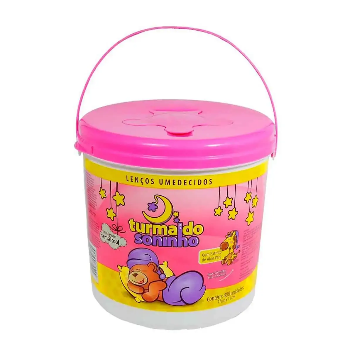 Lenco Umed Turma Soninho Rosa Bald C/400