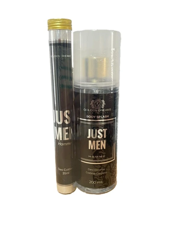 Kit Golden Dreams Colonia 35ml Body Splash 200ml Just Me 1un