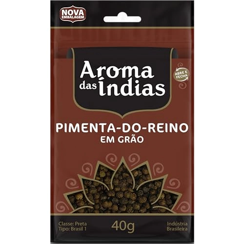 Pimenta Reino Kisabor 40gr Graos Ar Das Indias