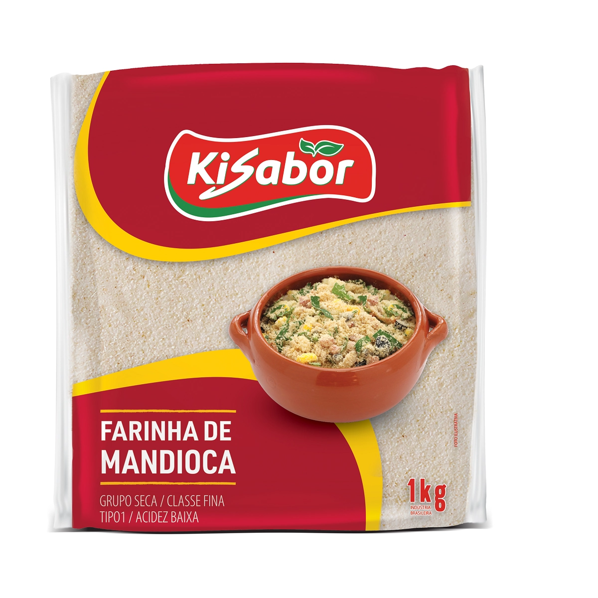 Farinha Mand Crua Ki Sabor 1kg