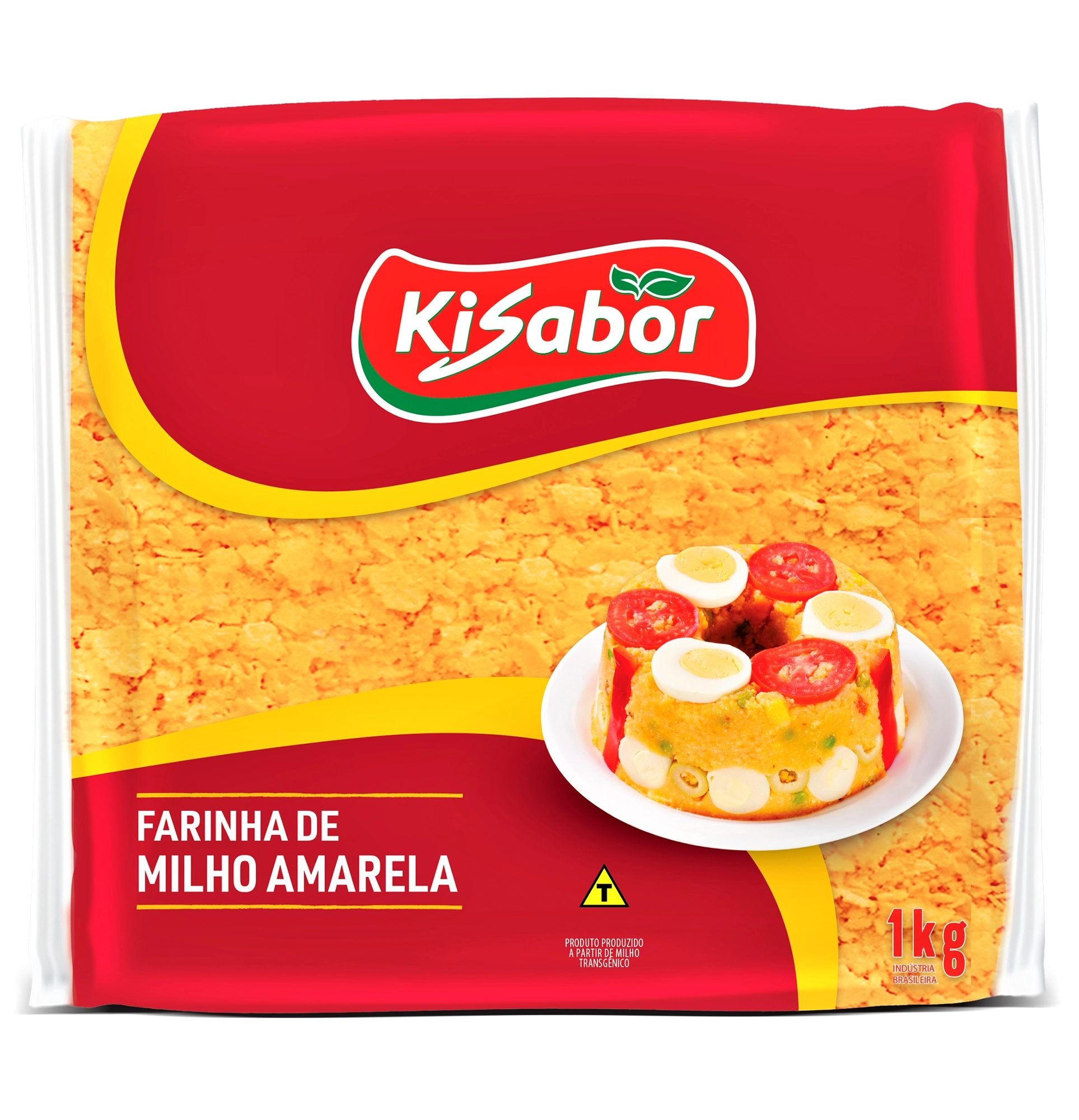 Farinha De Milho Kisabor Amarela 1kg