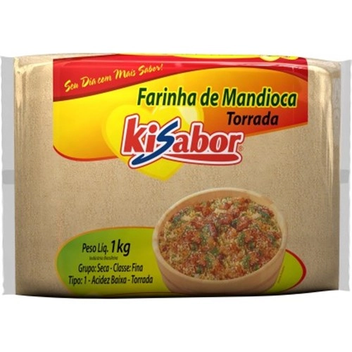 Farinha Mandioca Ki Sabor Torrada 1kg