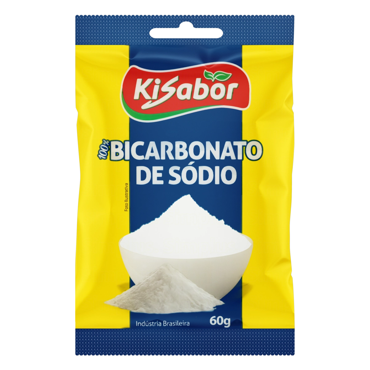 Bicarbonato De Sódio Kisabor Pacote 60g