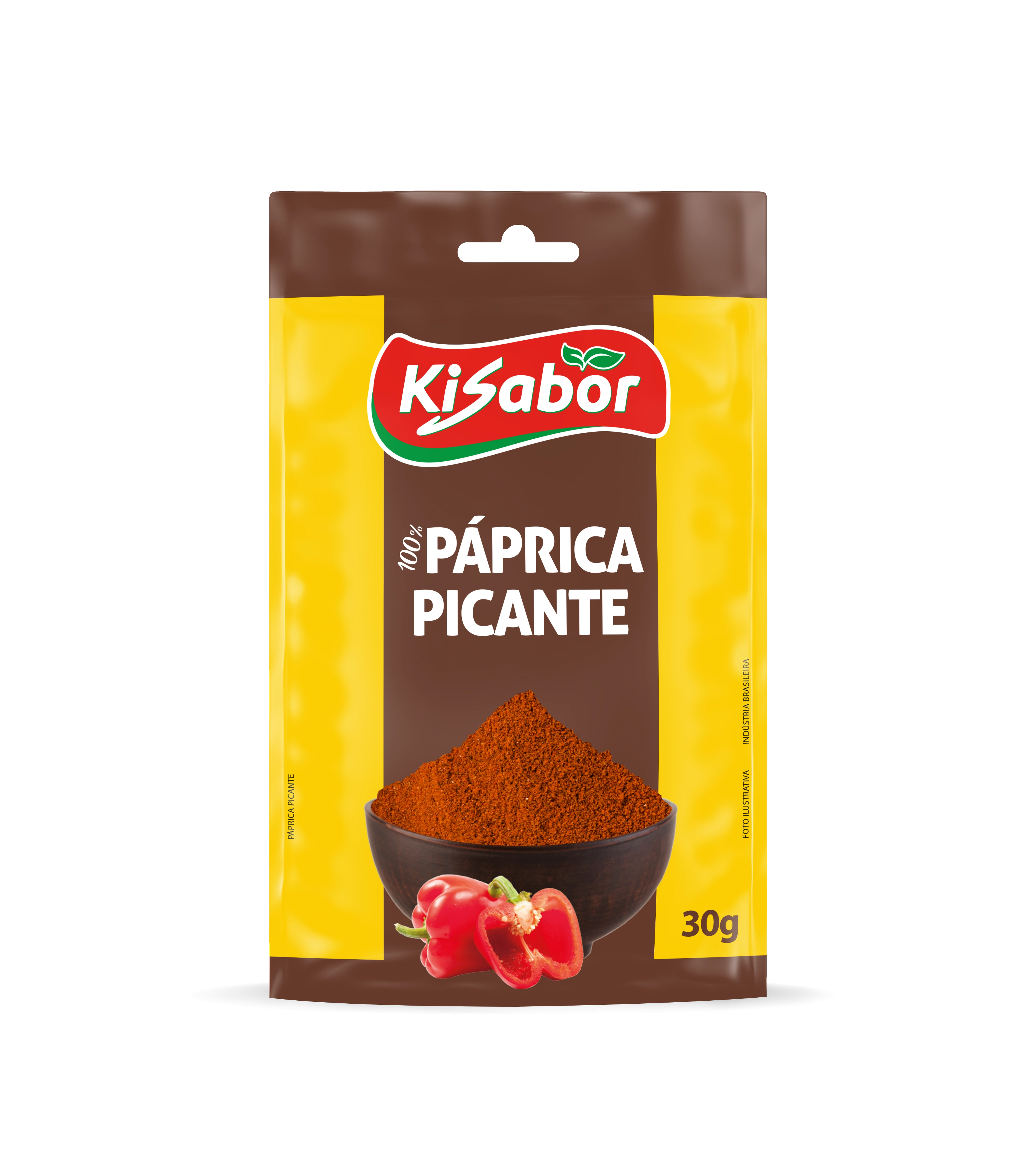 Páprica Picante Kisabor Pacote 30g