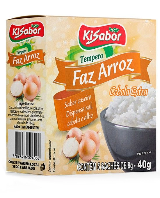 Tempero Ki Sabor Faz Arroz Cebola Extra