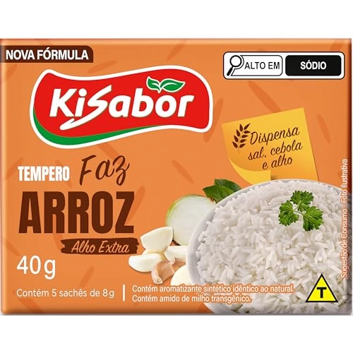 Tempero Ki Sabor Faz Arroz Alho Extra